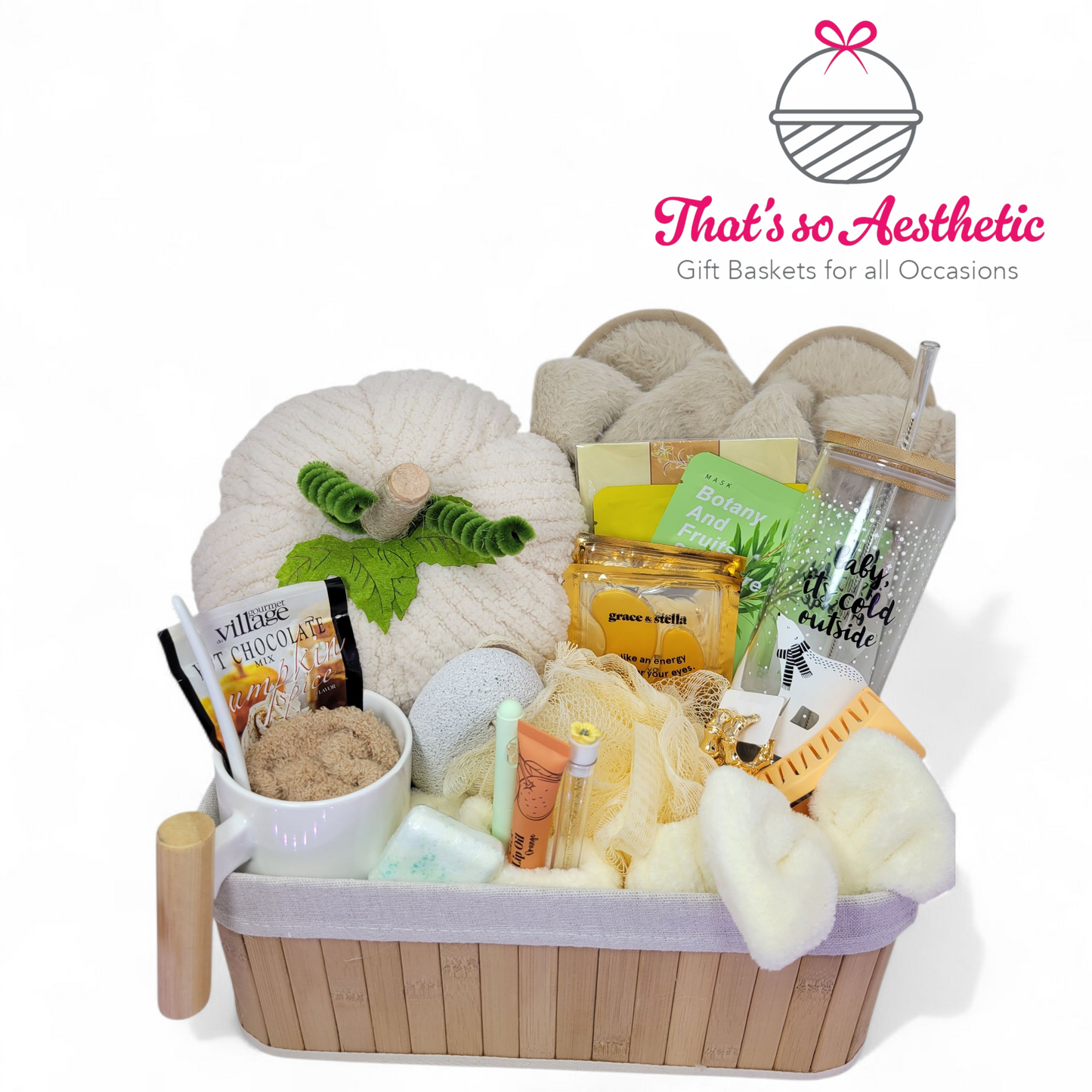 Fall Vibe Boo Basket