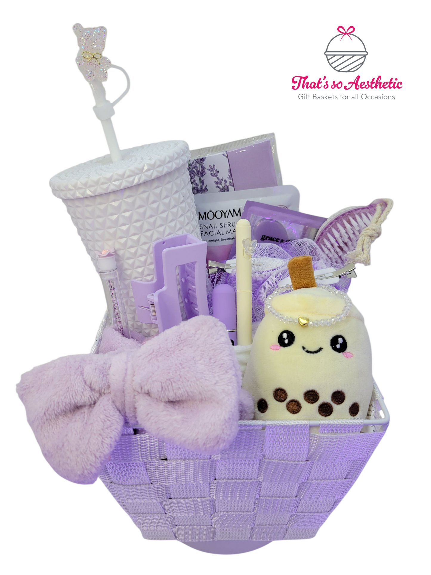 Purple Bliss Spa Basket