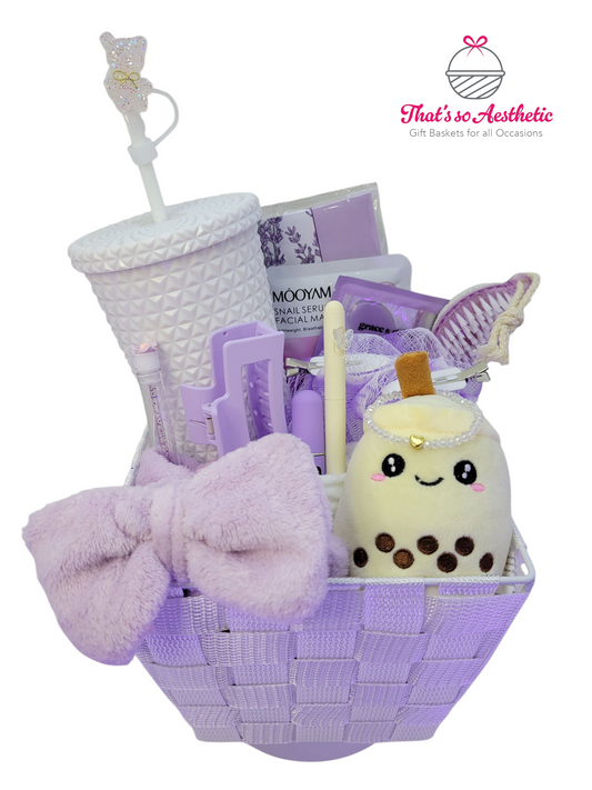 Purple Bliss Spa Basket